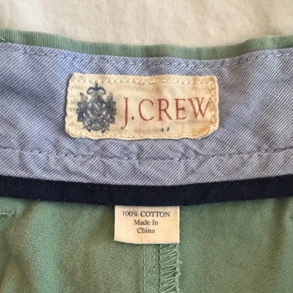 J.Crew Men's Green Khaki Shorts Size 32 - Picture 2 of 7